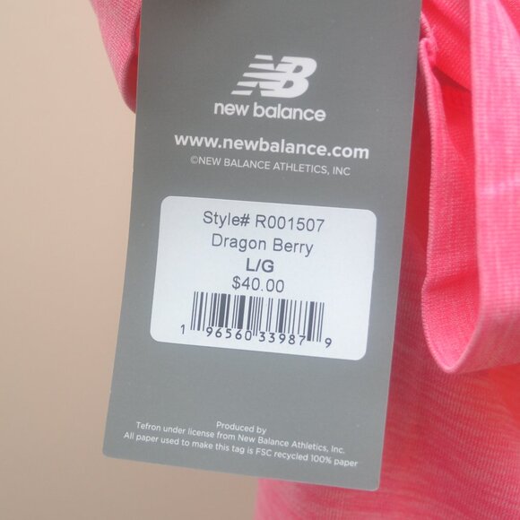 New Balance Women's Drifit Workout Boxy Fit T-Shirt BNWT - Picture 6 of 6